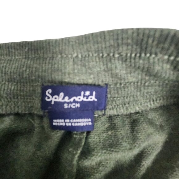 Splendid Green Camo Side Stripe Joggers Small - Picture 4 of 8